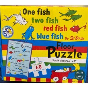 Dr. Seuss Colorful Fish Puzzle